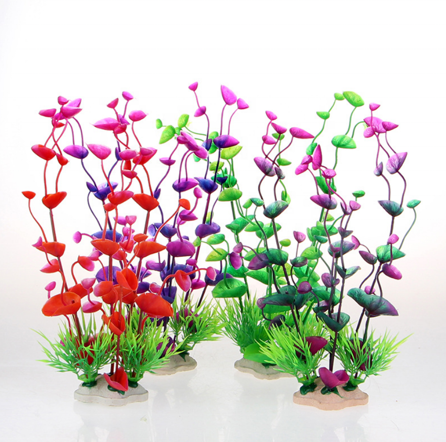 Wholesale Aquarium Fish Tank Landscaping Plastic Artificial Aquarium Plants