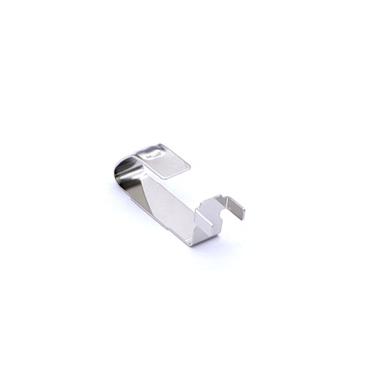 sheet metal stamping stainless steel nickel plated SMD EMI battery spring contact