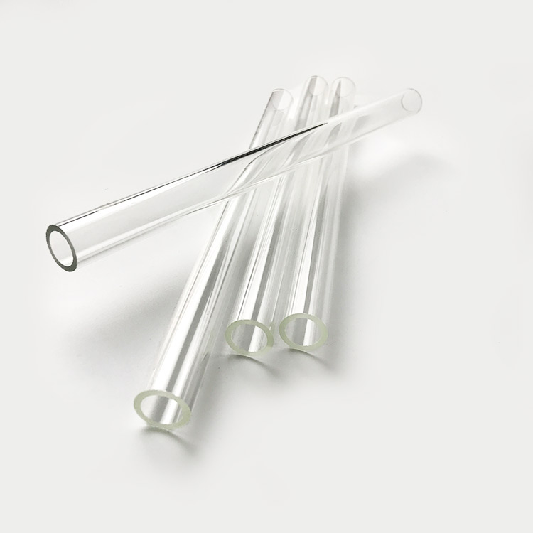 Wholesale Various Size Clear Quartz Glass Tube Anti-High Temperature Transparent Glass Pipe