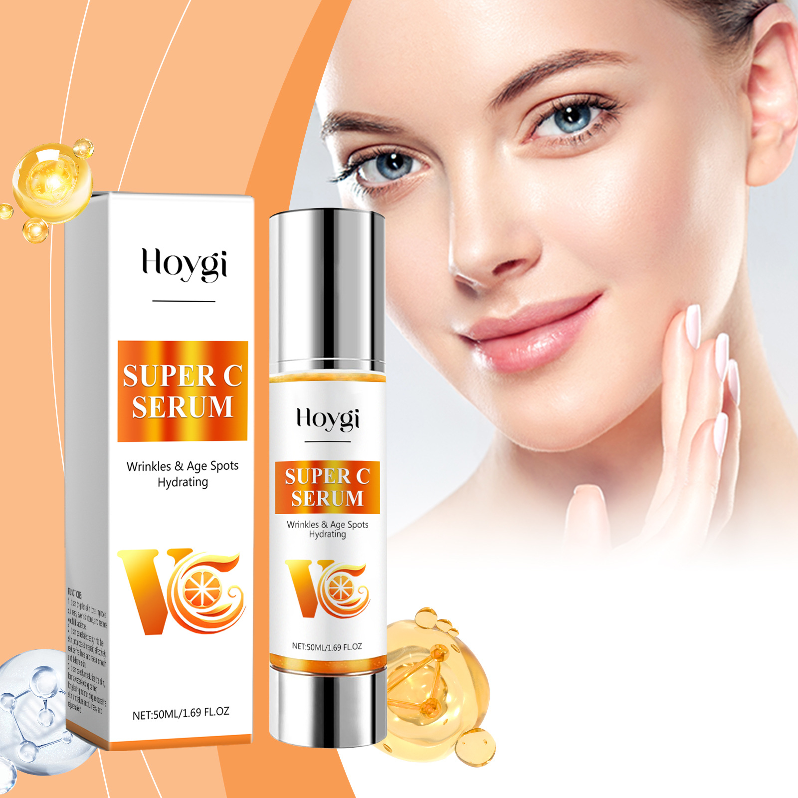 High-quality clear and Radiant Facial Skin Revitalizing and Moisturizing Serum Factory Wholesale