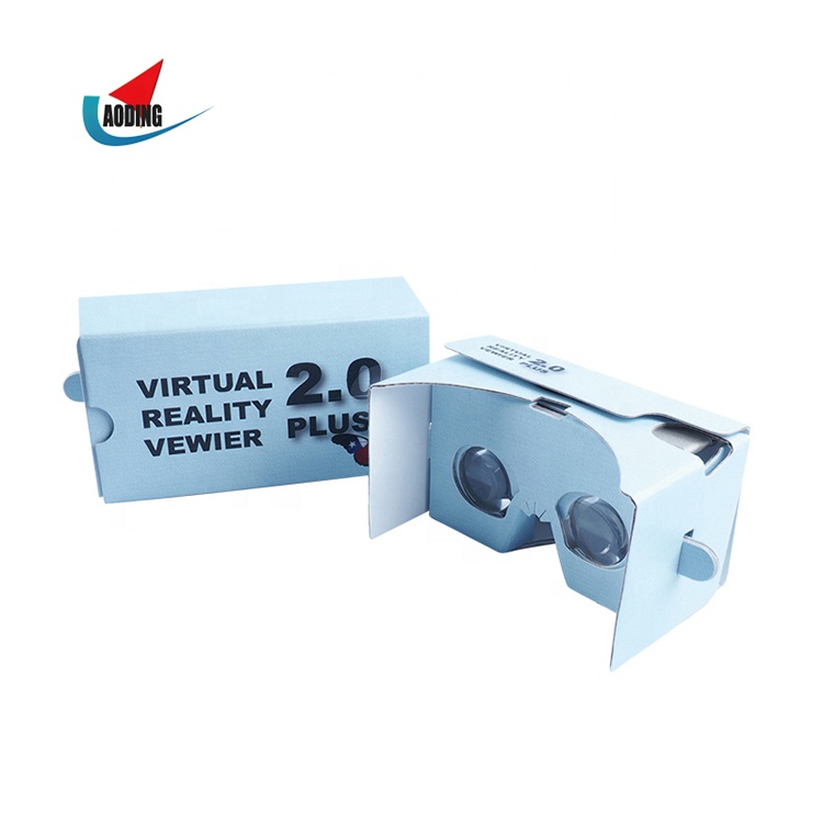 Adjustable VR Virtual Reality Headset Gaming Google VR Cardboard Folding Paper VR Virtuality 3D Glasses