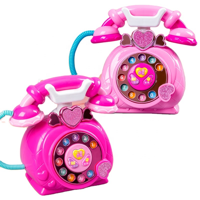 New releases baby toys 2-4year Early Learning Toddler educational toys telephones Intelligent Dial telephone toy For Kids