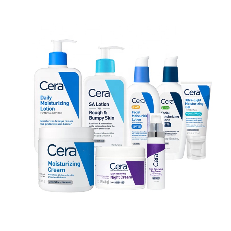 Cerav Anti Aging Moisturizing Lightening Hydrating Anti Acne Whitening Body Lotion And Face Cream For Dark Spots