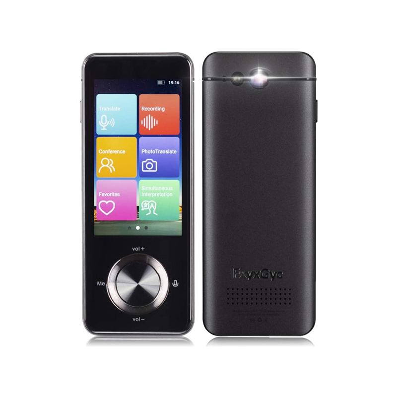 Portable touch screen 108 languages Smart voice translator offline translation with camera