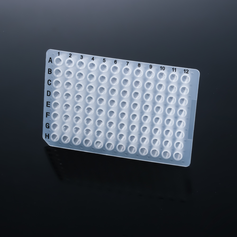 Одноразовые тарелки 0,2 мл 96 Well Pcr без юбки 0,1 мл 96 Well Pcr реакционная трубчатая тарелка