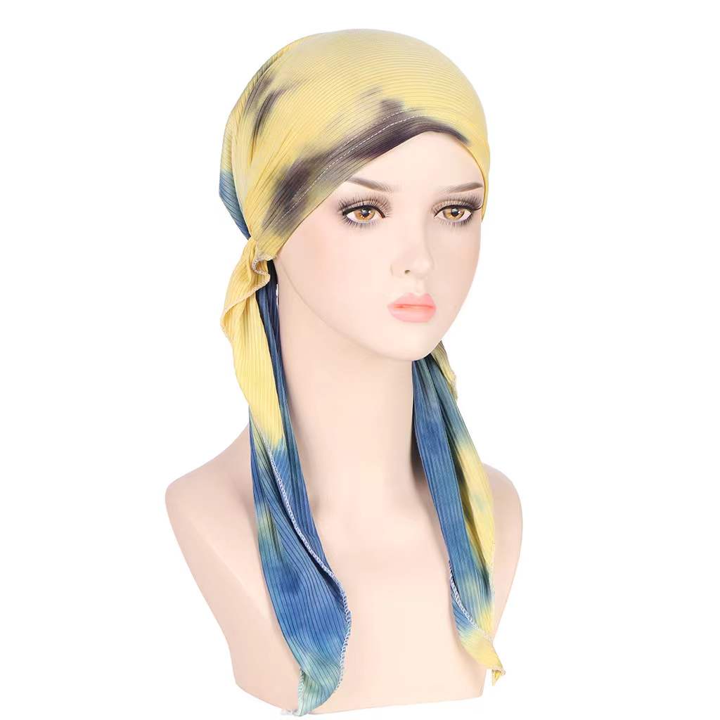 Поставщик Durags, шапка в стиле хип-хоп, головной тюрбан, завязка для волос, шарф, повязка, бант-покраска, шляпа durag для женщин