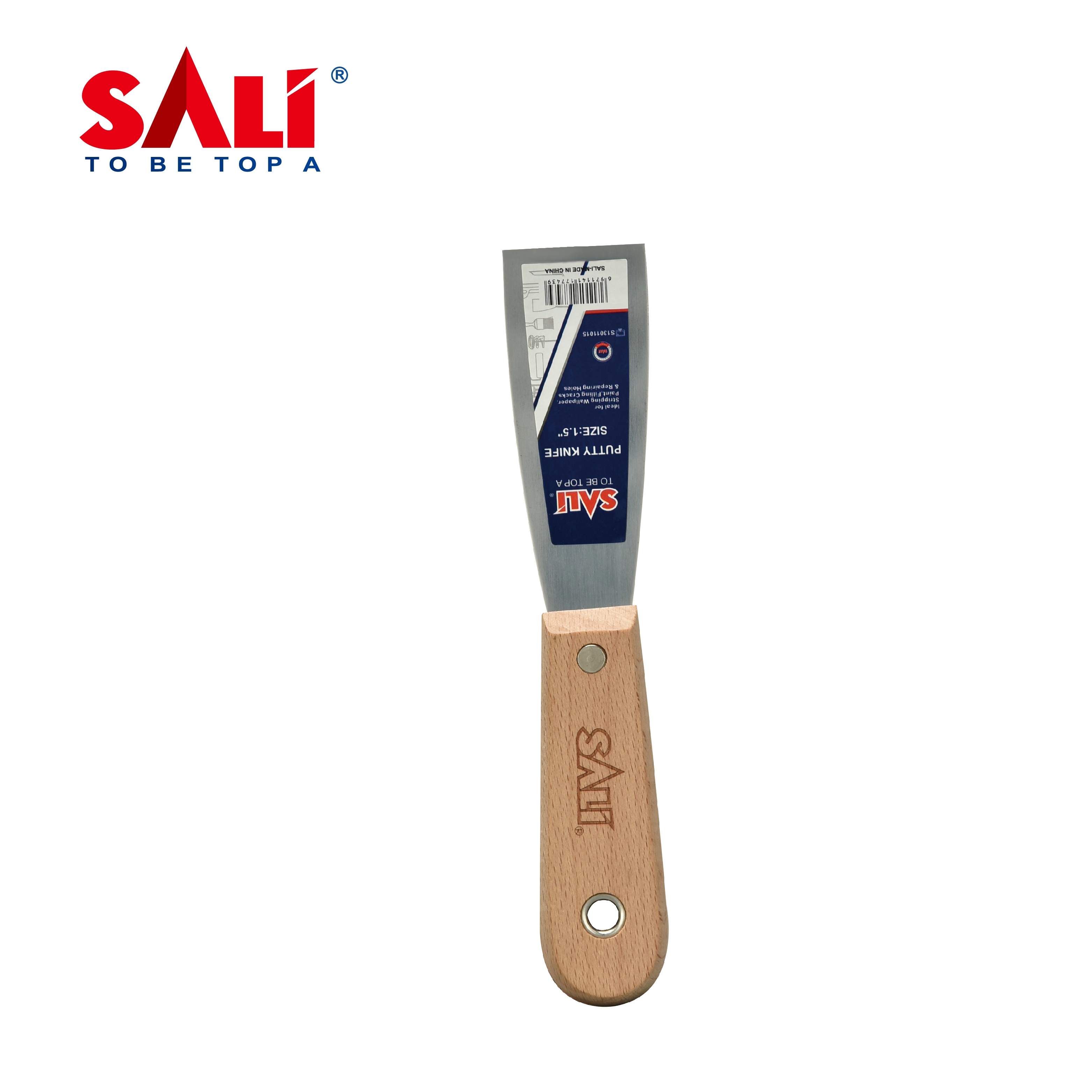 S13011015 1,5 ''SALI брендовый высококачественный шпатель с деревянной ручкой