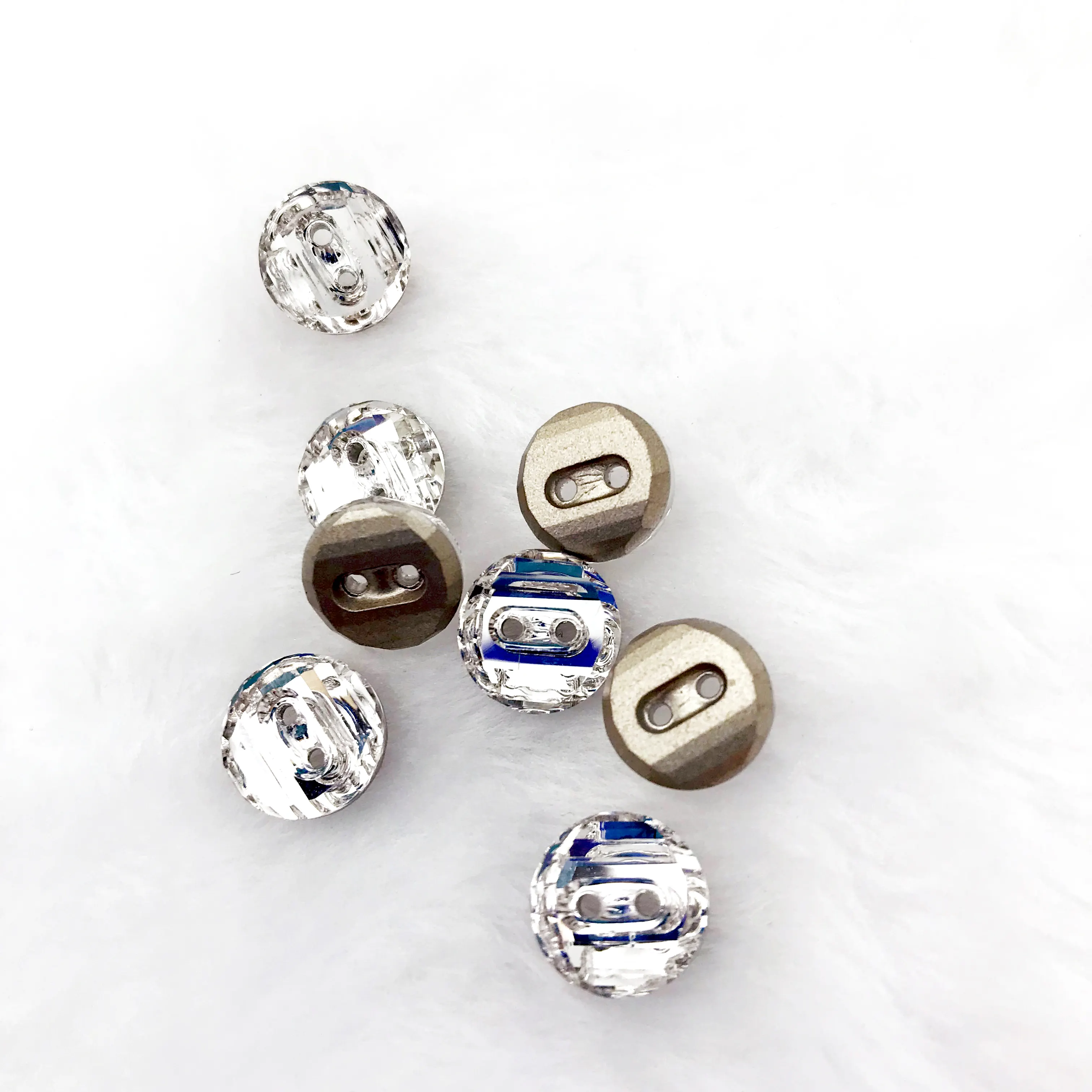 12mm two holes rhinestone crystal round buttons for shirt for sweater