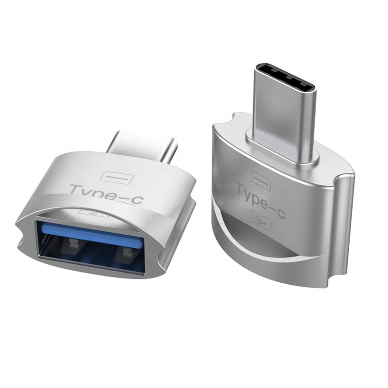 Логотип под заказ из цинкового сплава металлический адаптер USB C на USB Type C на USB 3,0 адаптер Thunderbolt 3 Otg конвертер для MacBook