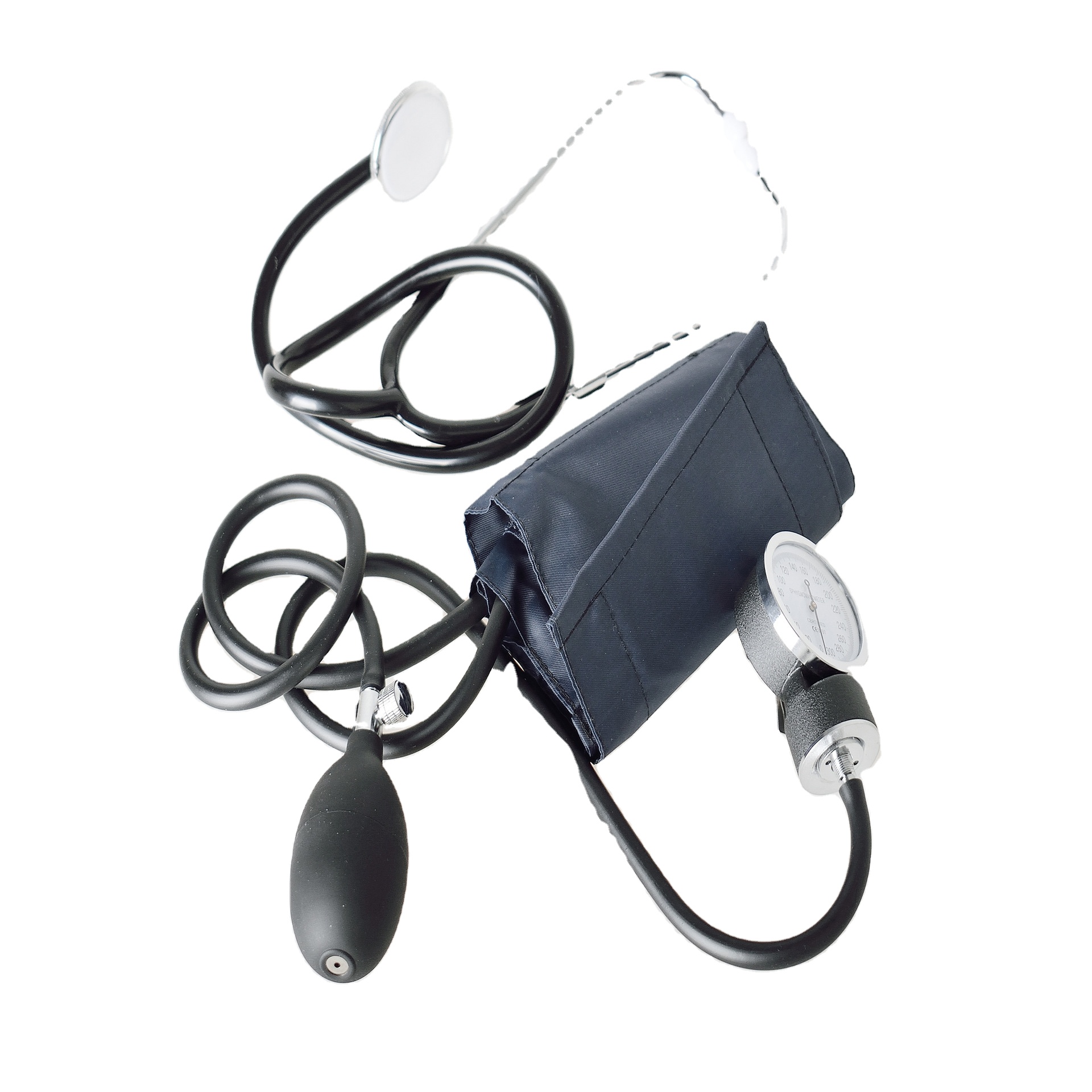 Estetoscopio Stethoscope Double Head Professional High Quality Black Color Doctor Hospital Use Dual Head Cardiology Stethoscope