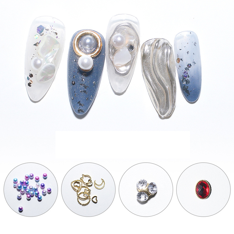 Nail art accessories adhesive glue super strong accessories adhesive glue removable phototherapy transparent glue