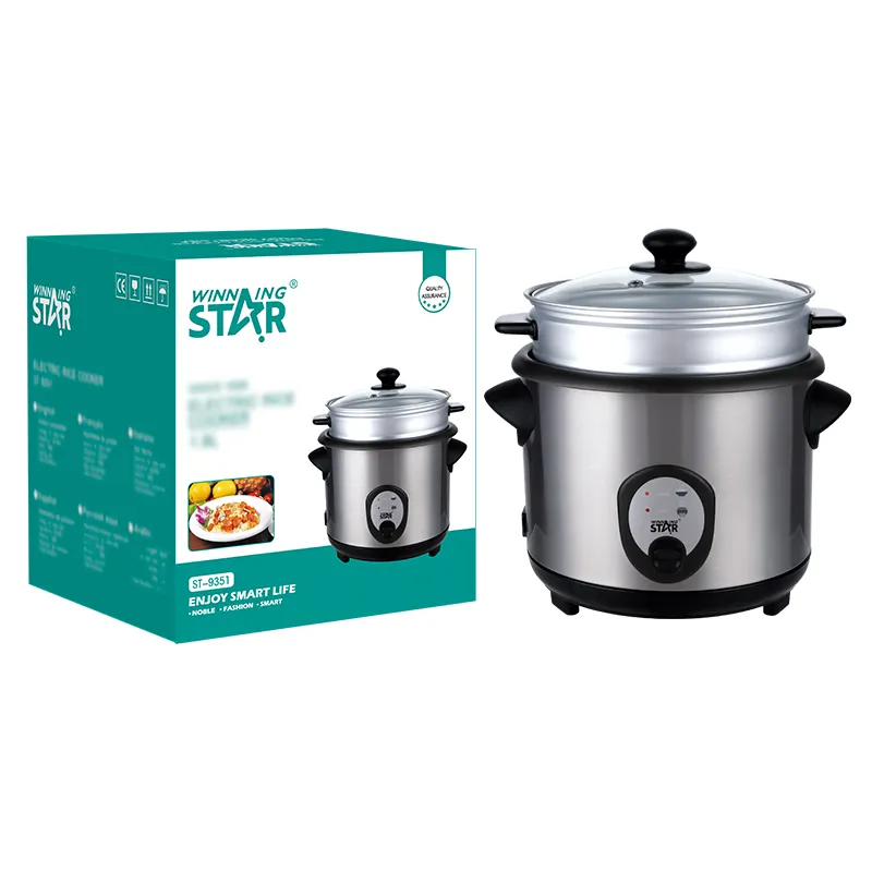 WINNING STAR Multifunction 1.8 L 700W ST-9351 Portable Stainless Steel 1.8l Mini Rice Cooker Electric