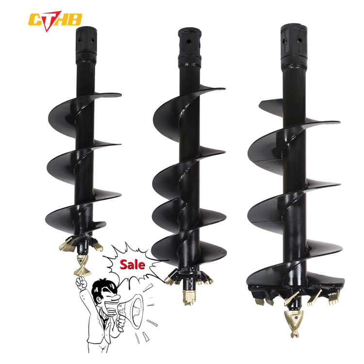 China cheap hydraulic auger auger parts wood pellets auger for bobcat