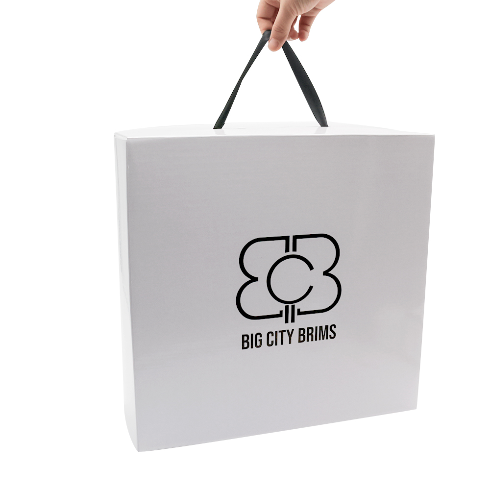 High Quality custom logo packaging large boxes for hats