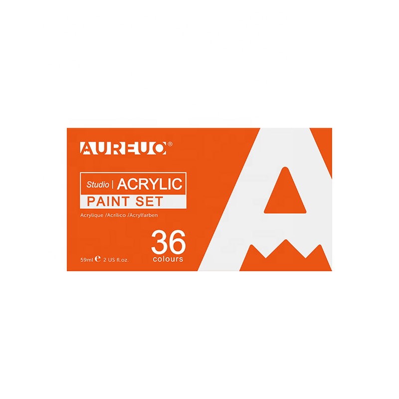 AUREUO студийный класс легко смешивать 59 мл Студенческая художественная школа 36 шт. набор художественной акриловой краски