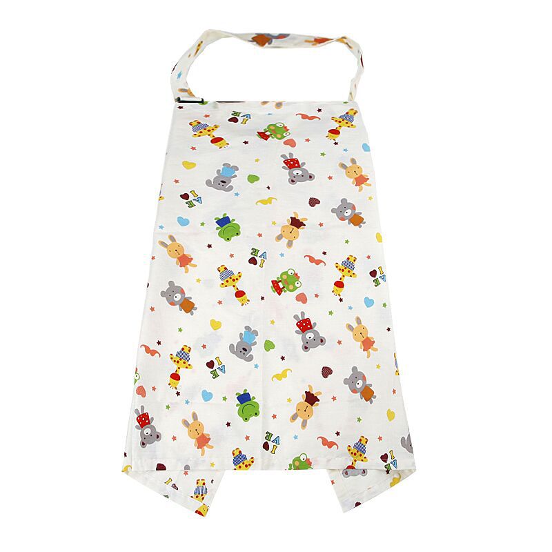 Mum Nursing Breastfeeding Cover Mother Lactation Apron 100*70cm Cute Cartoon Newborn Baby Cape for Feeding For Infants