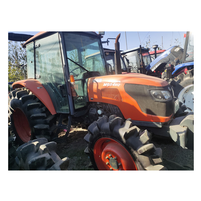 Хорошее состояние 95hp 4WD б/у трактор с кабиной