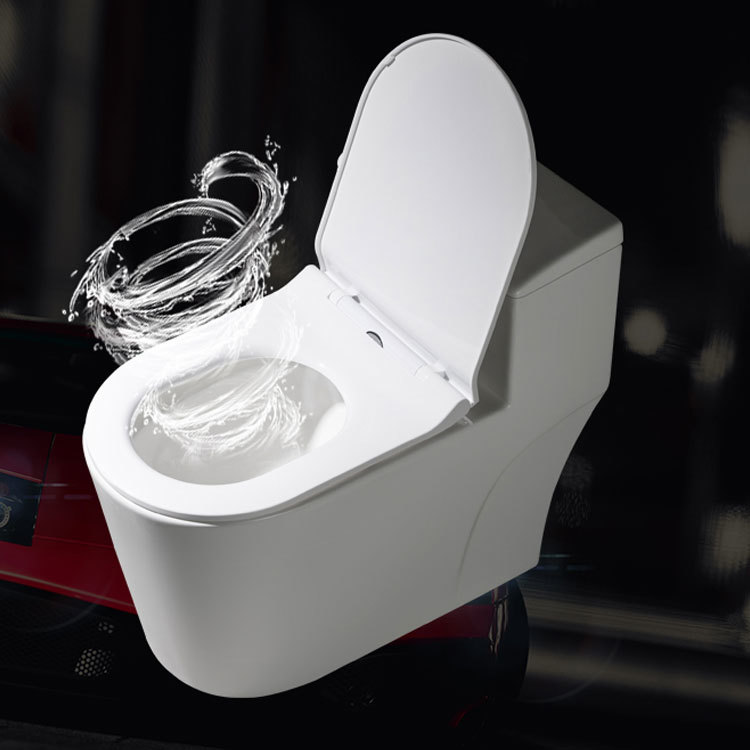 Toilet & Accessories 2021 Hot Sale white ceramic toilet water saving big impact siphon Toilet Bowls