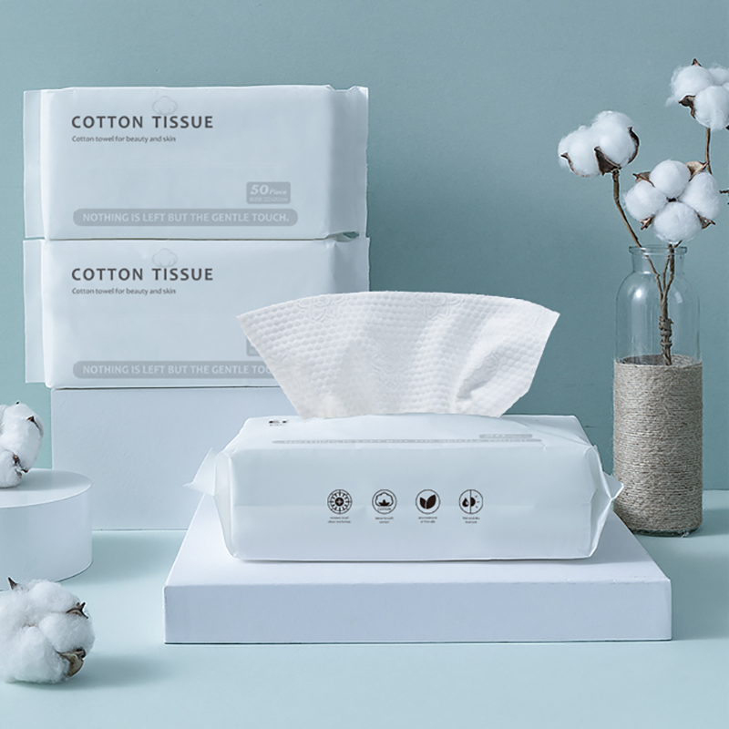 Wholesale disposable washcloth cotton soft towel bag removable drying