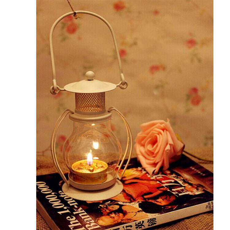 European style retro pony lamp household decoration Candlestick kerosene lamp