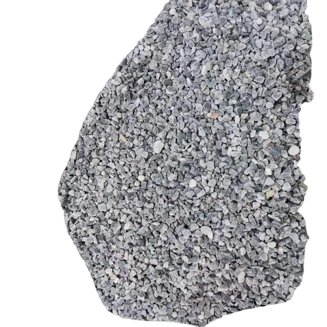 Натуральный темно-серый крупный камень 3 ~ 5 мм