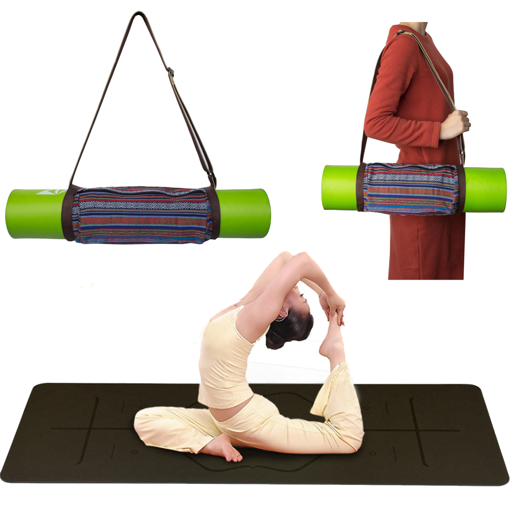 Eco-Friendly Yoga Mat Carrier Bag Pattern Bag For Yoga Mat Women Yoga Mat Carry Bag Oem