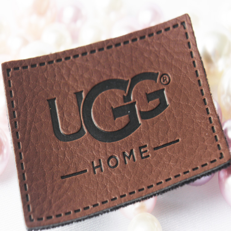 Jeans Clothing Labels Manufacturer Custom Logo Embossed Real Genuine Leather Patches for Hats