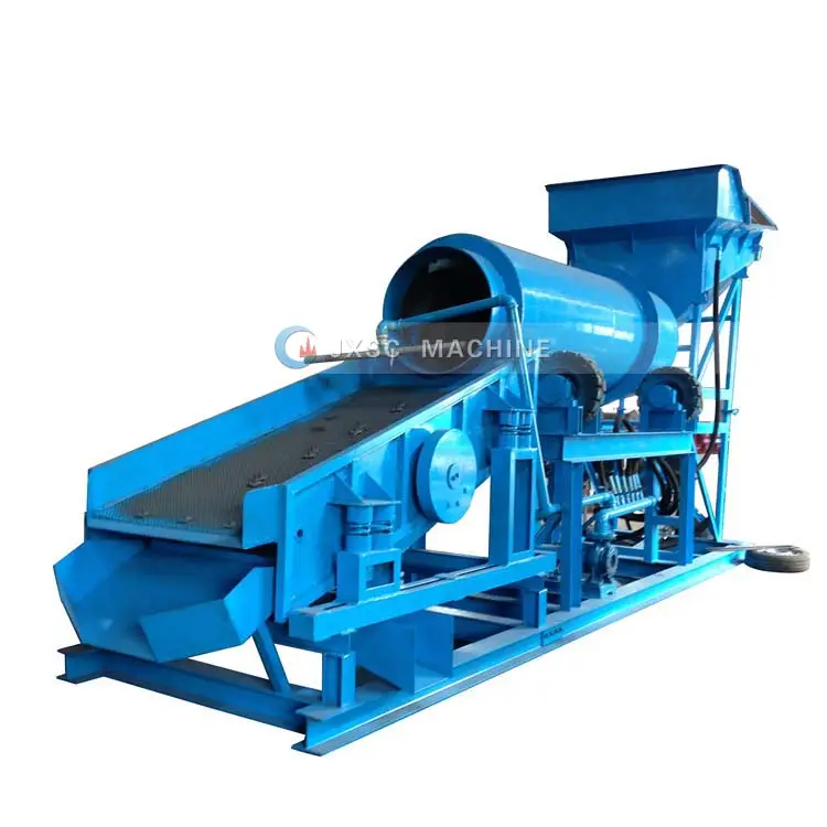 High Recovery New Type 150TPH Alluvial Gold Trommel Washing Plant Machine