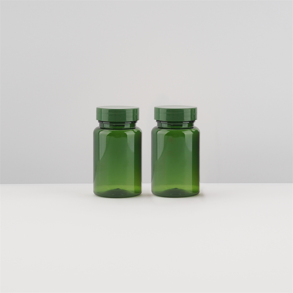 BOLANTE 100ml 120ml 150ml 175ml PET Plastic Empty Medicine Capsule Bottle Screw Cap ODM Supply Pharmaceutical Vitamin packaging