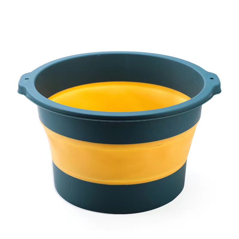 Portable Hand Feet Washing Basin Space Saving Plastic Washtub For Home Folding Bucket Wash Basin