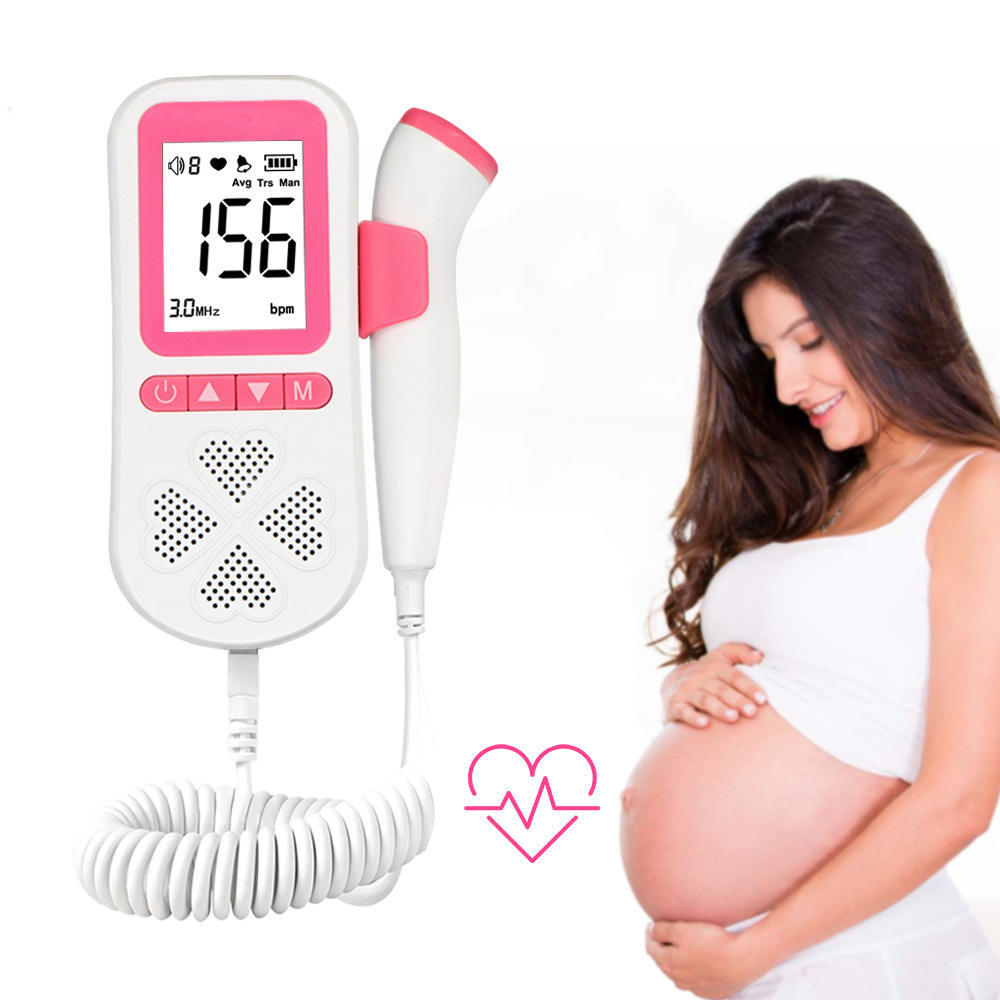 baby heart rate monitor for pregnant women ultrasonic ultrasound Fetal doppler