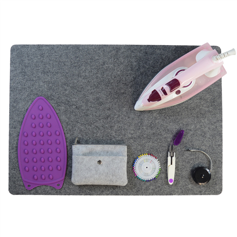 13.5x17'' 14x14'' 17 x 24'' 100% New Zealand Wool Ironing Mat 1/2" Thick Wool Pressing Pad with Accessories
