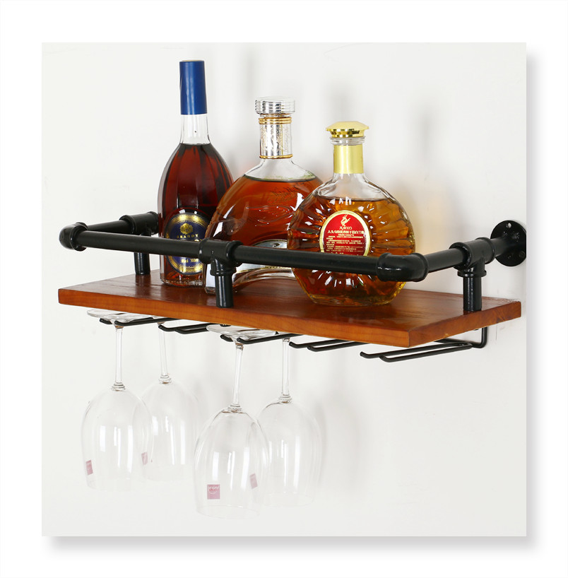 Hot-selling Rustic Farmhouse Vintage Industaial wall Mounted Metal Wood