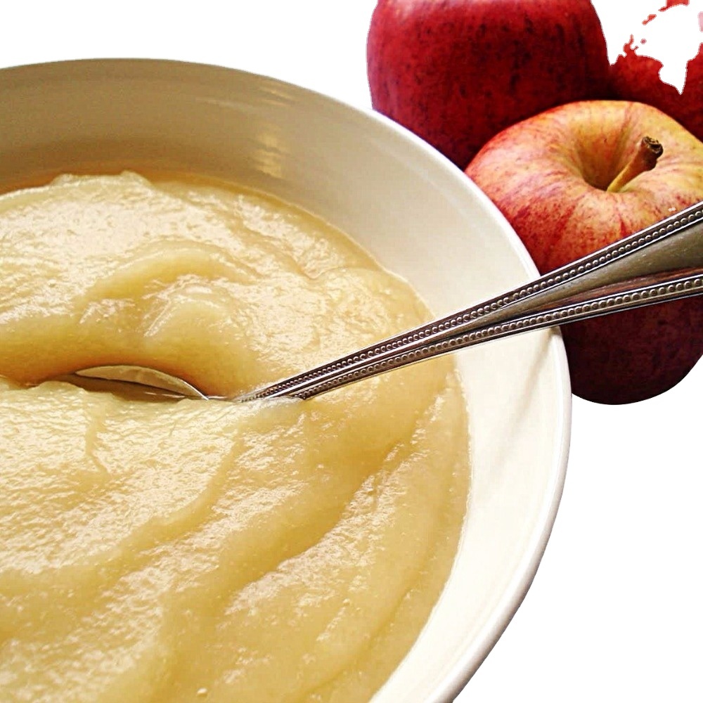 Aseptic apple puree concentrate brix 30-32%,drum packing
