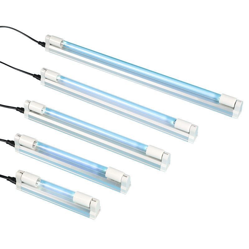 Wholesale Price Hospital Disinfection UVC 254 Lamp Germicidal Light 8W 30W T5 Bracket UV Sterilizer Quartz Tube Ultraviolet Lamp