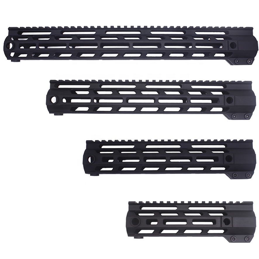 AR15 free float mlok handguard 7 9 10 12 13 15 дюймов со стальной цилиндрической гайкой для m4 винтовки ar handguard тактические охотничьи аксессуары