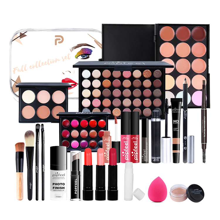 Maquillaje, профессиональный полный подарок, косметичка для девочек 1, полный набор для макияжа, роскошная женская косметическая коробка, набор для макияжа, все в одном