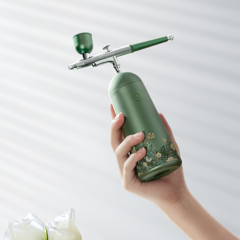 GX Diffuser Модернизированный Набор Аэрограф, портативный мини-распылитель для аэрографии с компрессорным комплектом, одинарная воздушная щетка для ухода за кожей