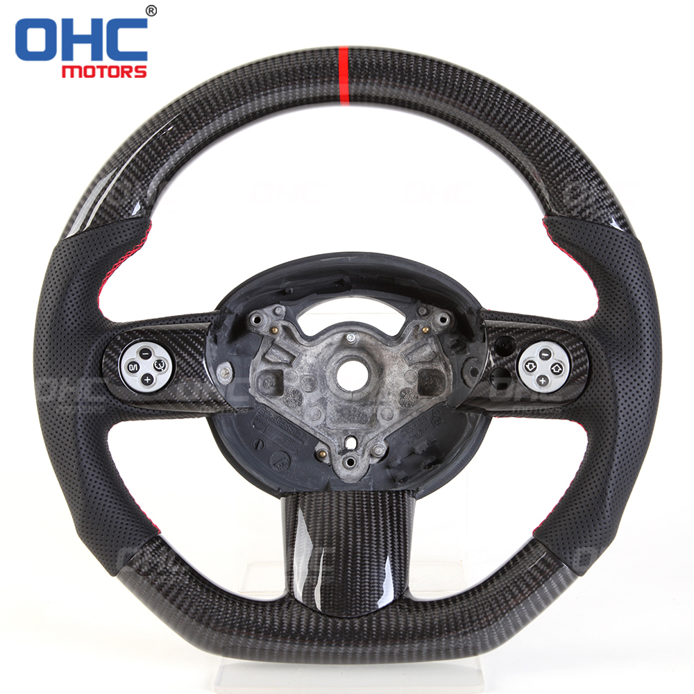 Customzied Carbon Fiber Steering Wheel Fit for MINI Copper S R55 R56 R57 R58 R59 R60 Car Steering wheel OHC MOTORS
