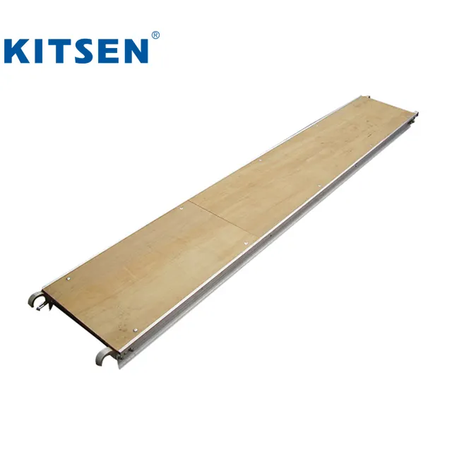 Aluminum Scaffold Board 7ft 10ft OSHA ANSI 19 In. Tested Safety Aluminum Plywood Scaffold Plank Walk Board Scaffolding Plank