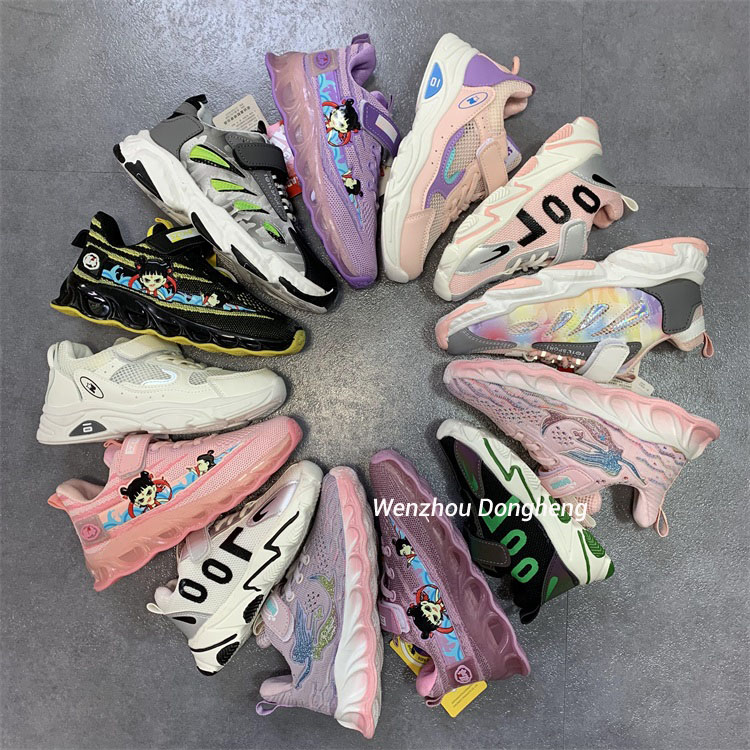 KH7231 Girl Shoes For Kids 2021 Shoes For School Kids children's Casual cartoon sneaker