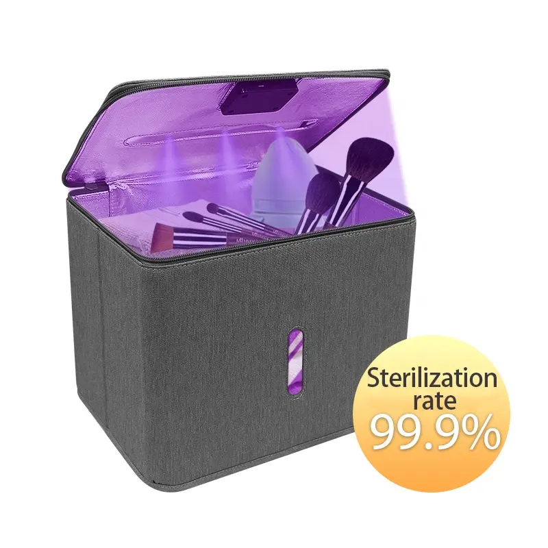 Portable disinfection EPA box 280nm UVC LED lamp for family travel high-efficiency easy carry foldable uv sterilization bag