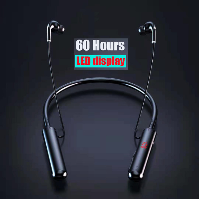 S960 TWS 60 часов магнитные наушники HiFi звуковая стереогарнитура водонепроницаемые спортивные Беспроводные наушники с шейным ободом с микрофоном