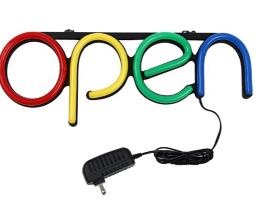 Neon sign open closed sign open sign neon led rgb