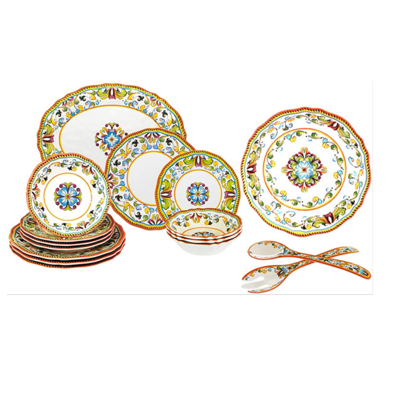 100% Melamine Luxury Sets Customized Cookware Melamine dinner Sets Dinnerware Melamine Tableware dinner set restaurant dinner
