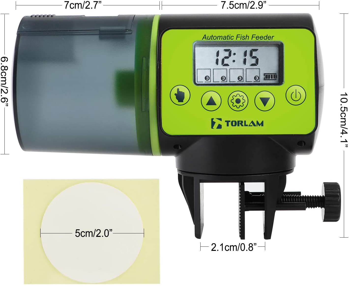 Fish food feeder timer automatic fish feeder