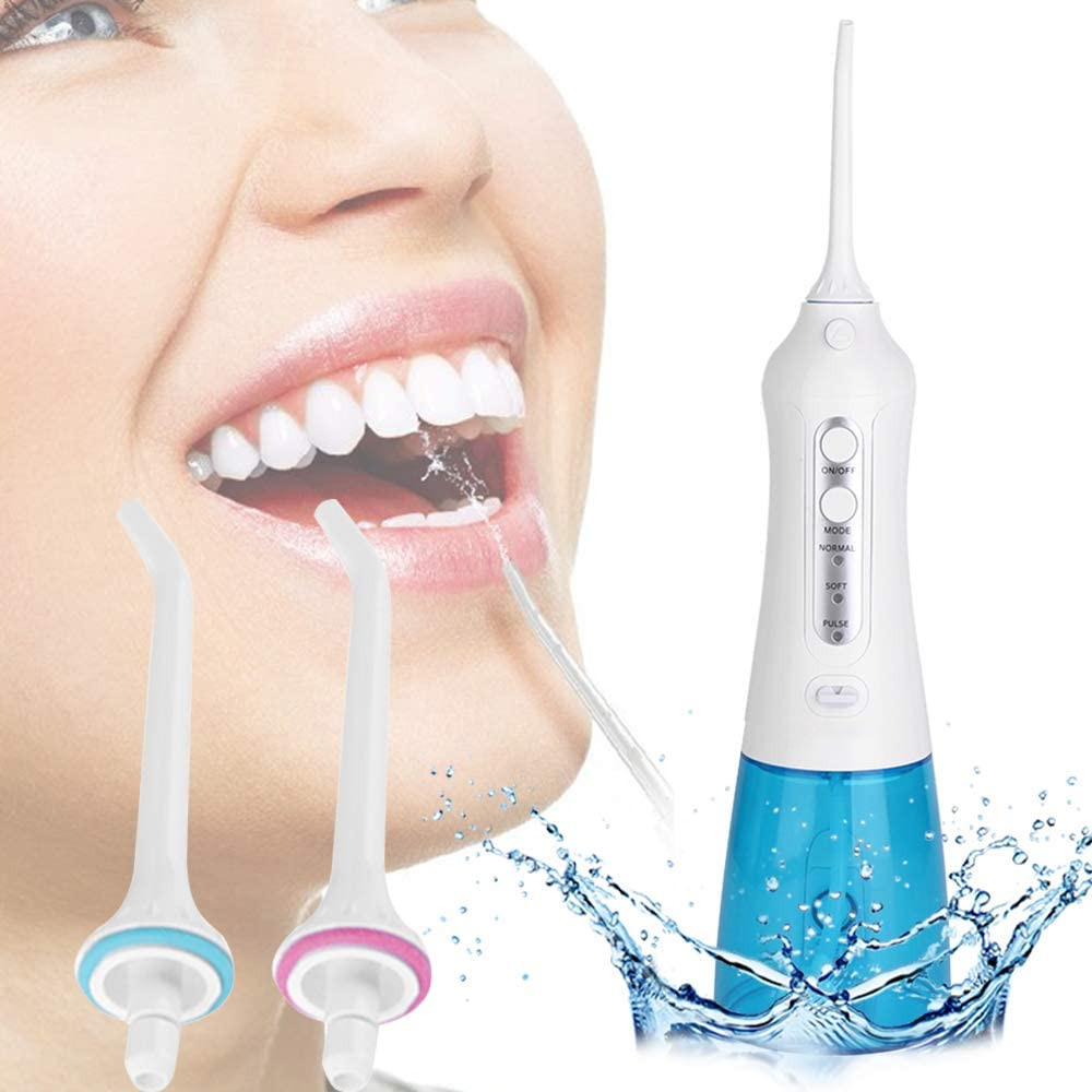 2021 Amazon Portable Dental Water Jet Rechargeable Oral Irrigator Water Flosser Toothbrush