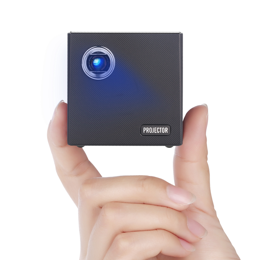 Лидер продаж, мини кубический Android Smart Touch DLP Wi-Fi динамик, встроенный литий-ионный аккумулятор, Заводская поставка, проектор