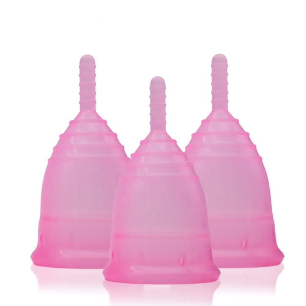 High Quality Comfortable Collapsible 100% Medical Silicone Menstrual Cups