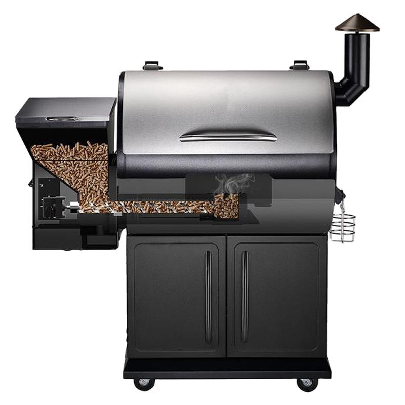 Hot Sale outdoor kitchen bbq Patio stove portable wood pellet bbq smoker grill from China